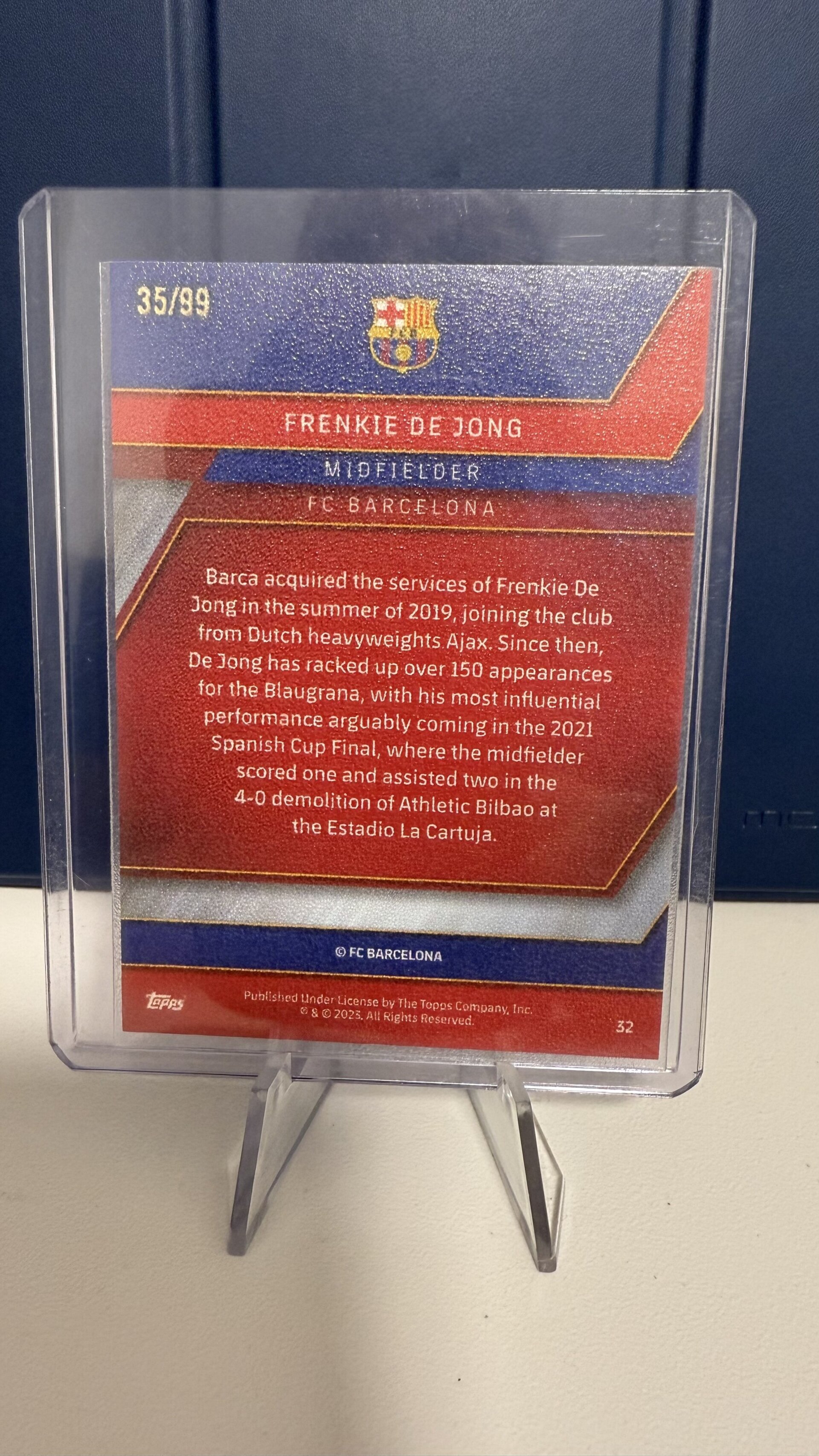 Frenkie De Jong /99 #32 - 2